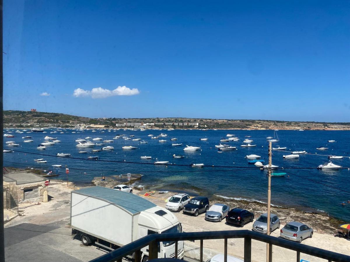 Sea Front Apartment At Mellieha Bay, Malta! Dış mekan fotoğraf